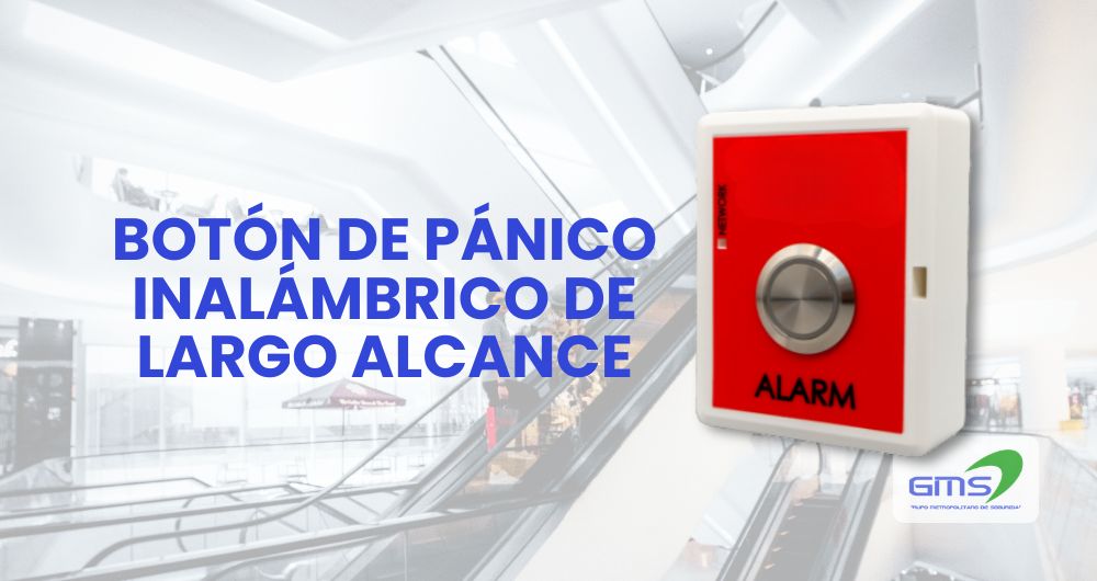 Botón de pánico inalámbrico de largo alcance